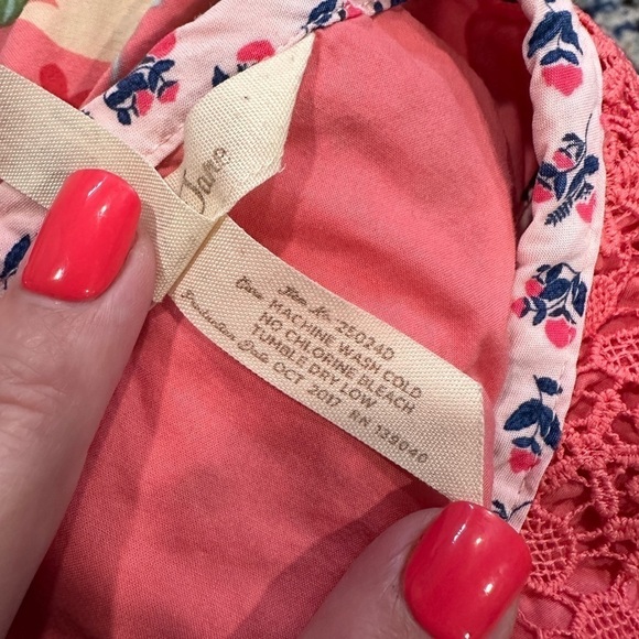 Matilda Jane Home Away Lace Sleeveless Dress Size 4 - Picture 5 of 5